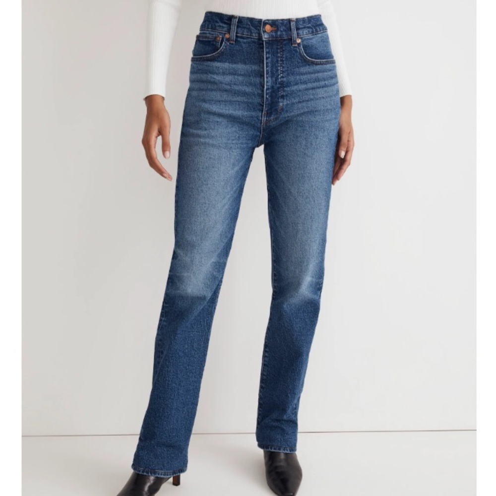 Madewell 90s Straight, Barlow Wash, Size 28